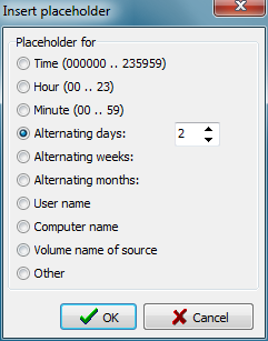 Placeholders
