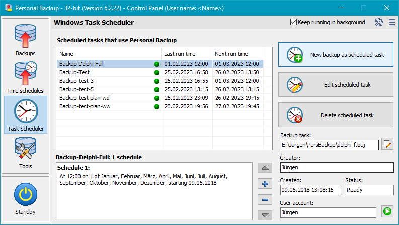 download the new version for windows Personal Backup 6.3.4.1