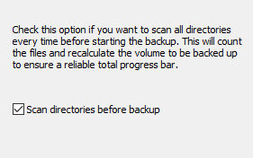 Scan directories