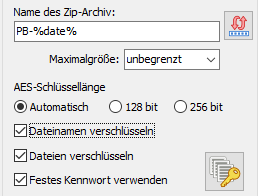 Zip-Verschlüsselung