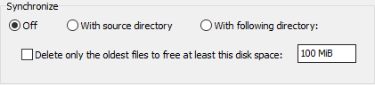 Synchronize with source