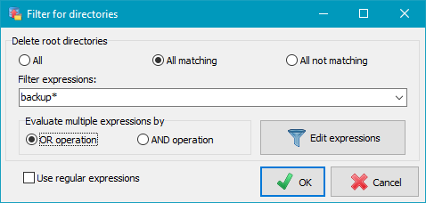Directory filter
