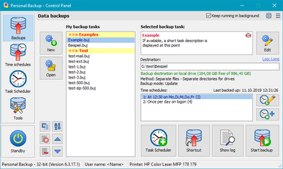 free Personal Backup 6.3.5.0